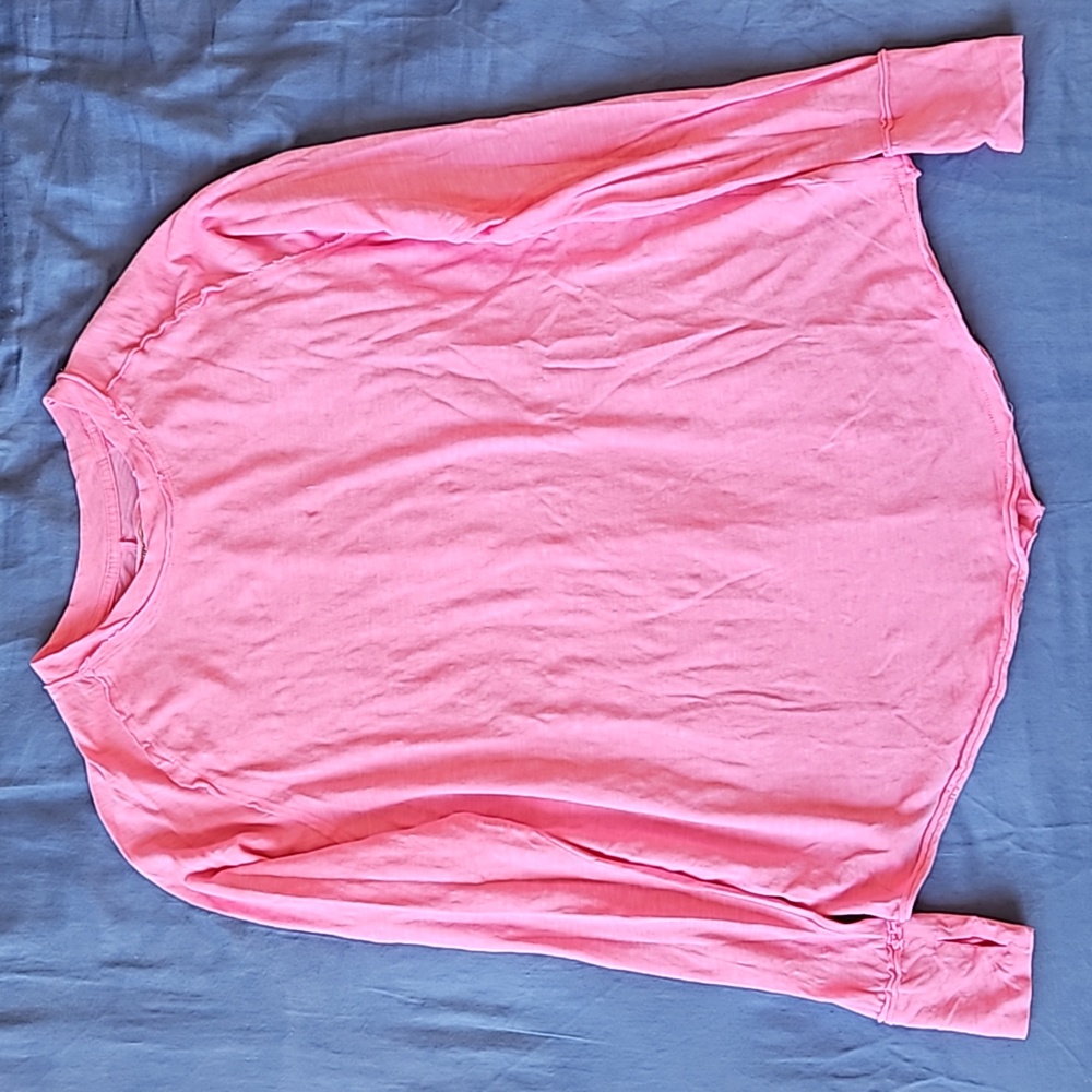 Free People We The Free Arden Tee Aurora Pink XS